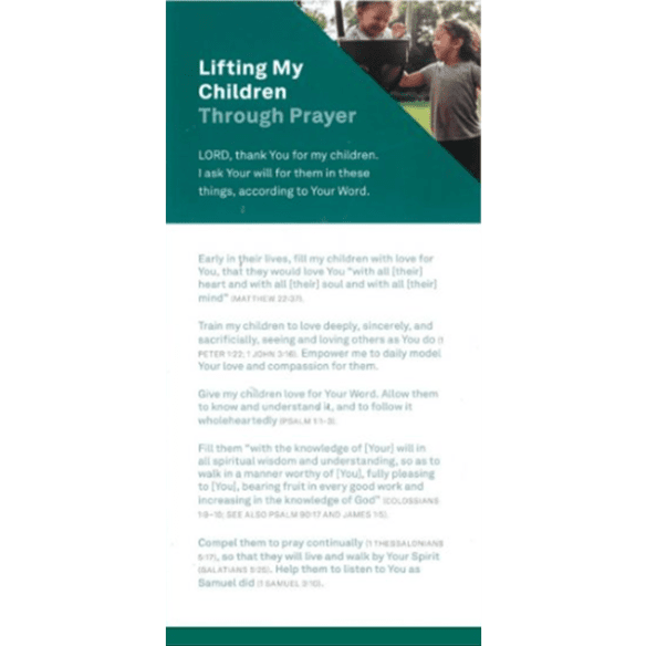 Lifting My Children Through Prayer - Updated 2022