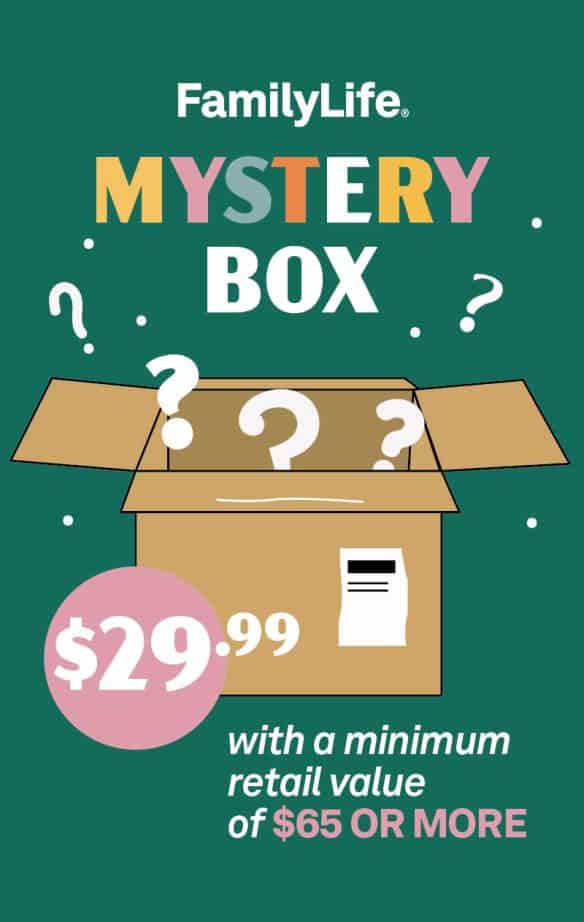 Infographic showcasing the offerings of the Mystery Box